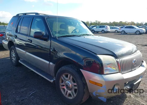 2003 Mercury Mountaineer из США, поврежденный, VIN 4M2DU86W43UJ10704